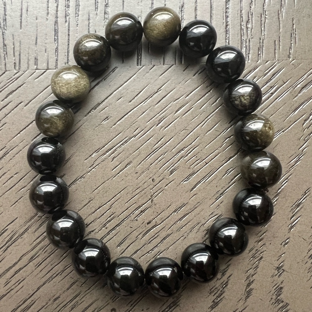 Golden Obsidian bracelet 8mm
